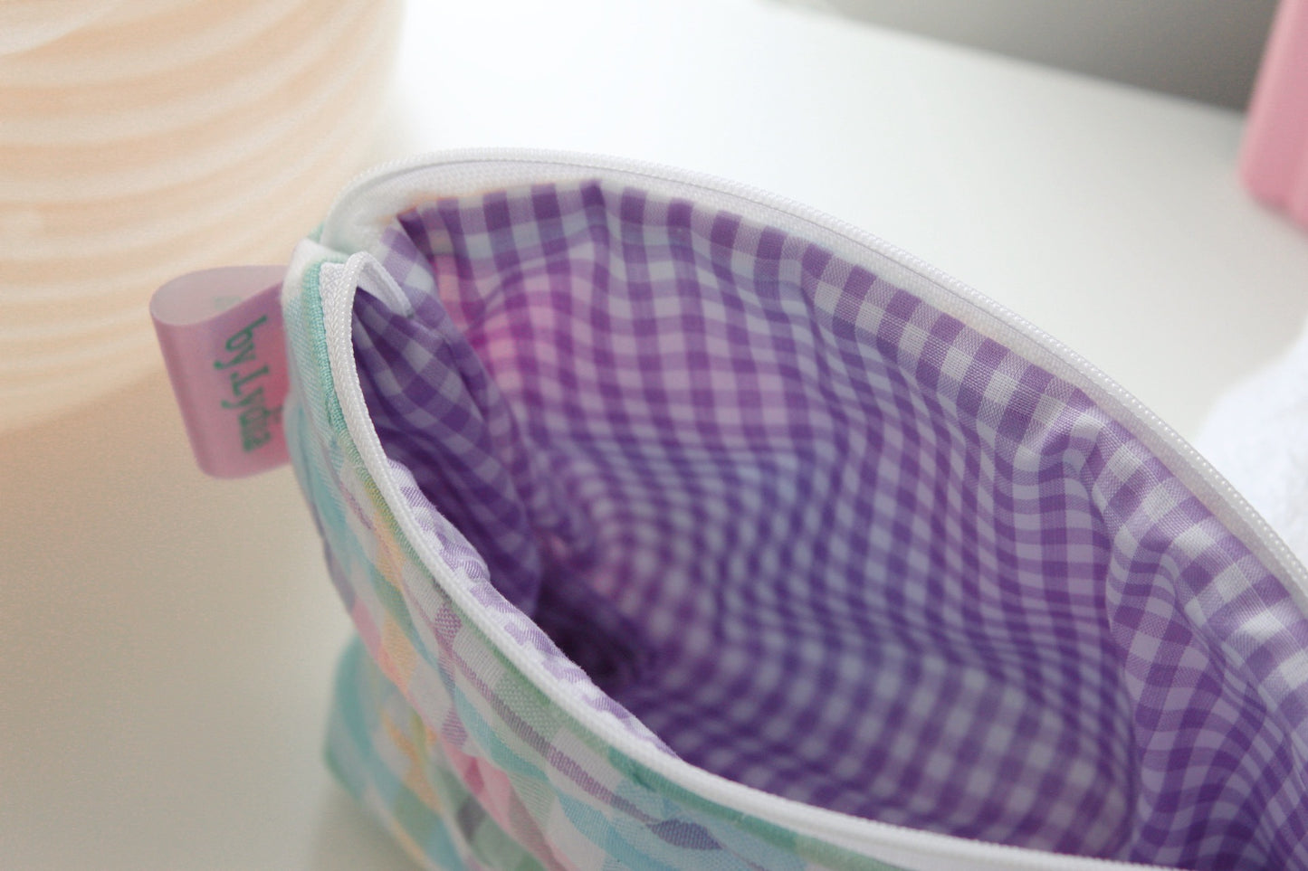 Standing Pouch - Spring Plaid