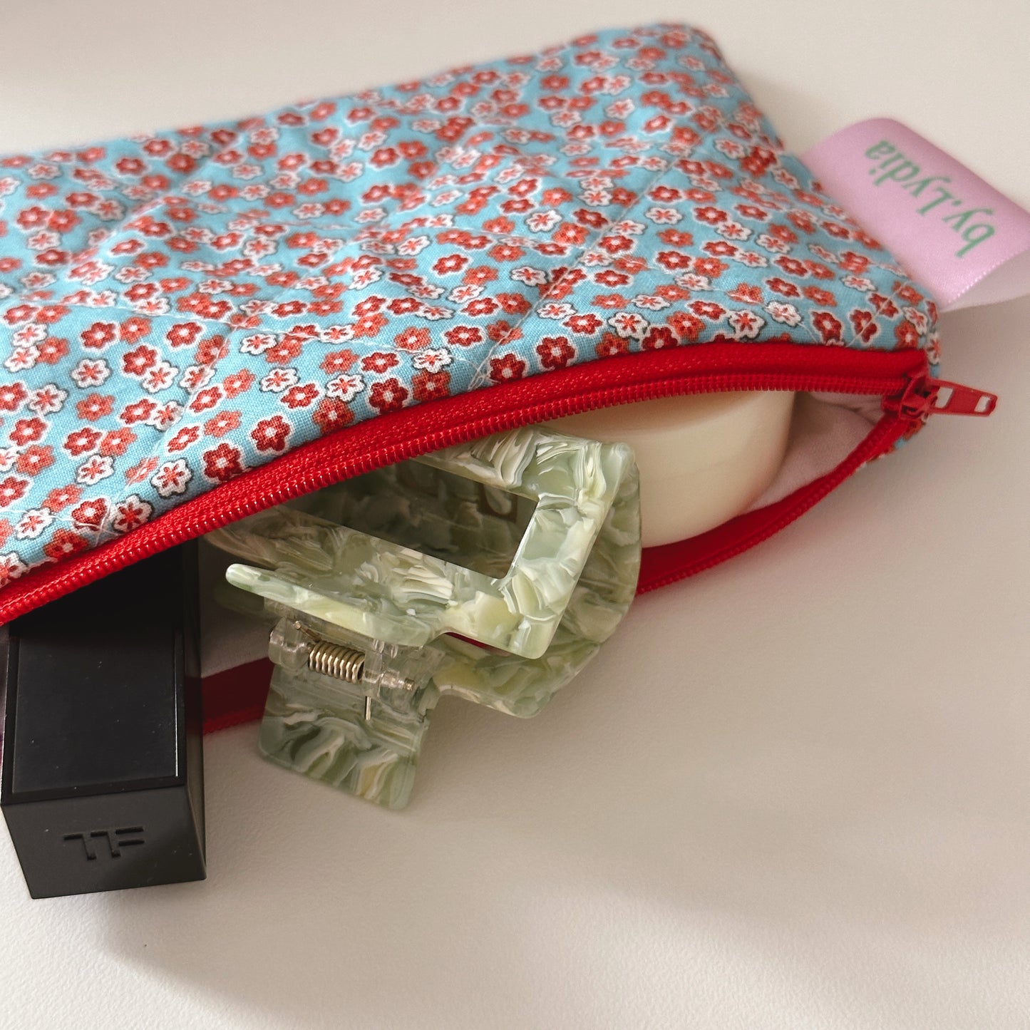 Small Flat Pouch - Flower Firework