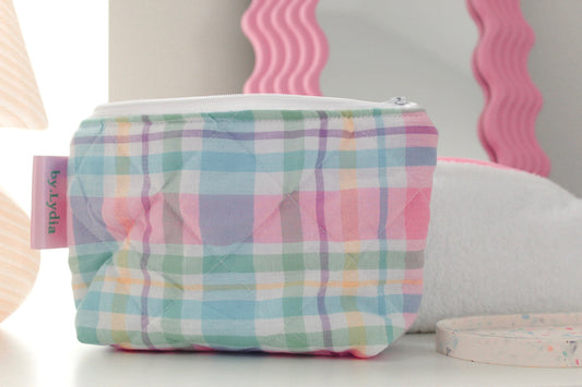 Standing Pouch - Spring Plaid