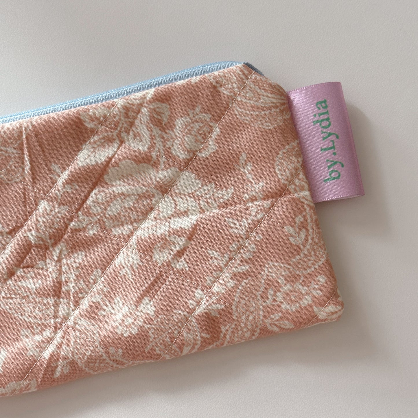 Small Flat Pouch - Vintage Rose